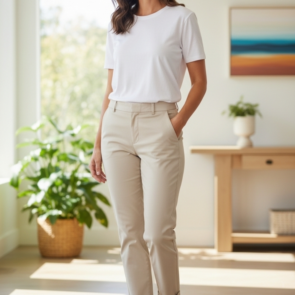 Tan Pants - Rafaella - Picture 2 of 3